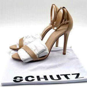 SCHUTZ Cadey-Lee Leather Stiletto Pumps Size 8.5B Womens 4"‎ Heels New In Box
